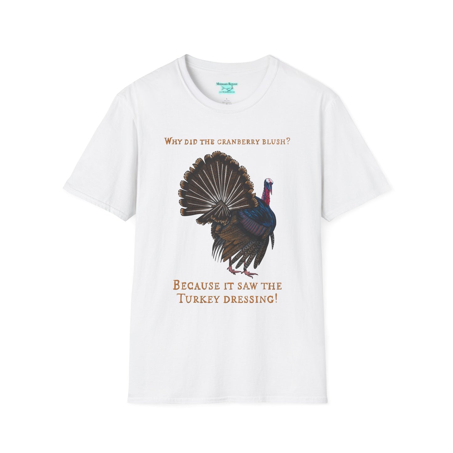 Funny Thanksgiving T-Shirt, Turkey and Cranberry Joke Tee, Unisex Graphic T-Shirt