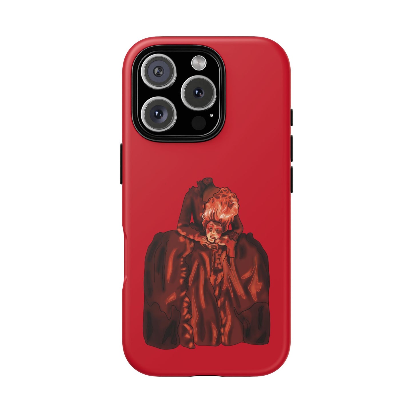 Marie Antoinette Phone Case, Red Gothic Protective Case for iPhone, Google Pixel, Samsung Galaxy