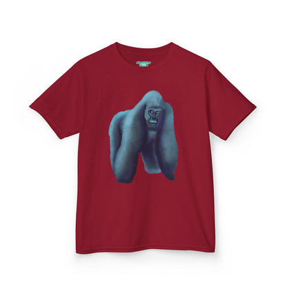 Kids Gorilla Graphic T-Shirt, Silverback Gorilla Shirt, Wildlife Unisex Short Sleeve Tee