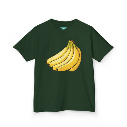 Kids Banana T-Shirt, Bunch of Bananas Graphic Tee, Unisex Short Sleeve