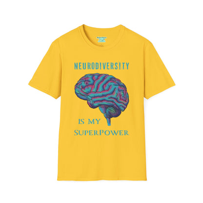 Neurodiversity T-Shirt, Autism and ADHD Acceptance Tee, Unisex Neurodivergent Shirt