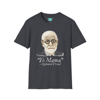 Funny Psychology T-Shirt, Sigmund Freud Graphic Tee, Yo Mama Joke, Unisex Short Sleeve