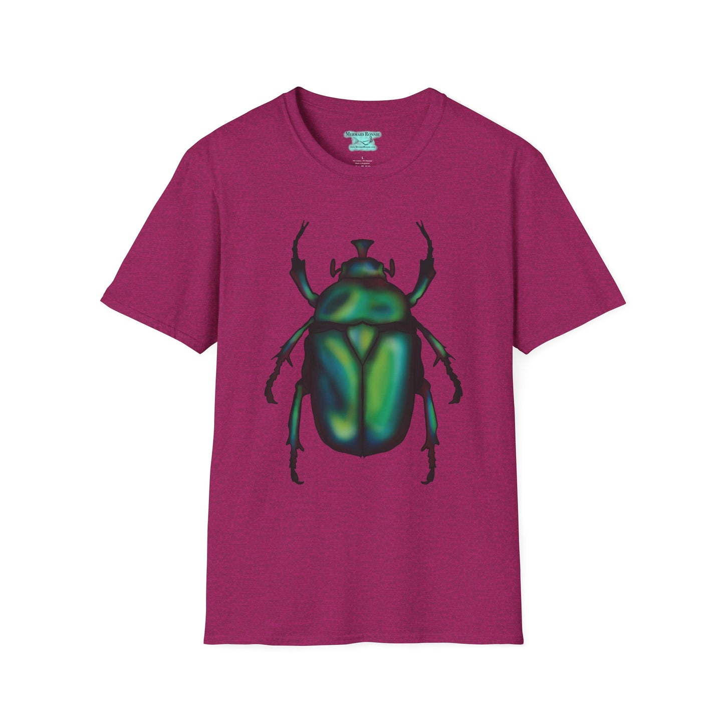 June Bug T-Shirt, Green Chafer Beetle Tee, Unisex Insect Shirt