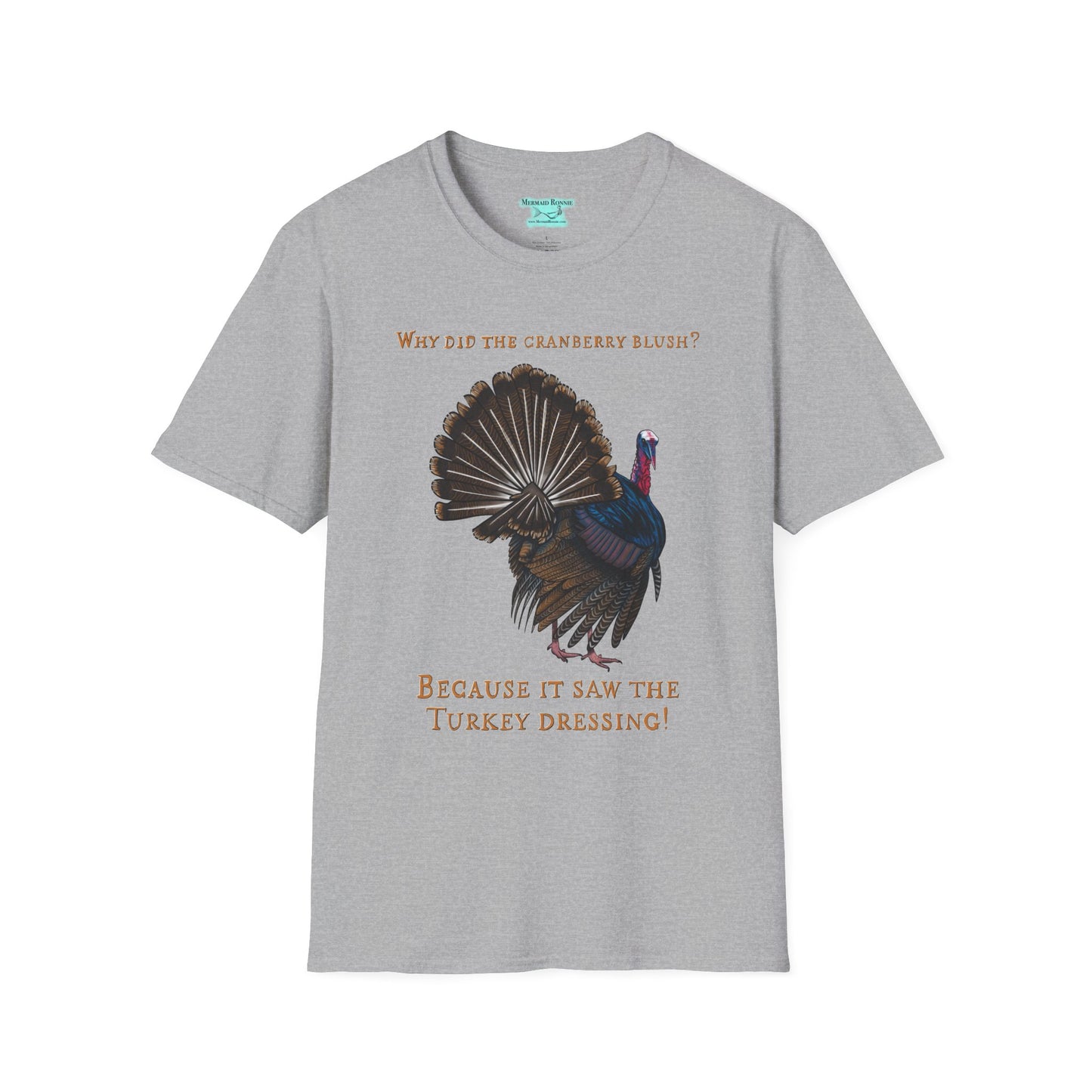 Funny Thanksgiving T-Shirt, Turkey and Cranberry Joke Tee, Unisex Graphic T-Shirt