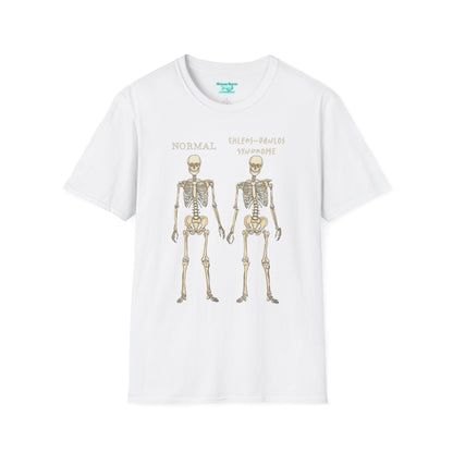 Ehlers-Danlos Syndrome Awareness T-Shirt, EDS Unisex Short Sleeve Graphic Tee, Zebra Gift