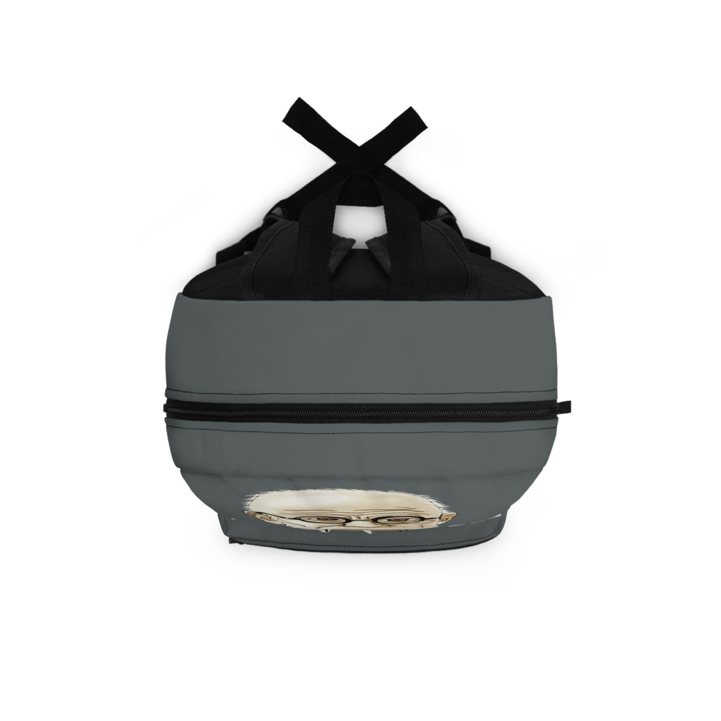 Sigmund Freud Backpack, Funny Psychology Book Bag, ‘Yo Mama’ Joke, Grey, Psychology Gift