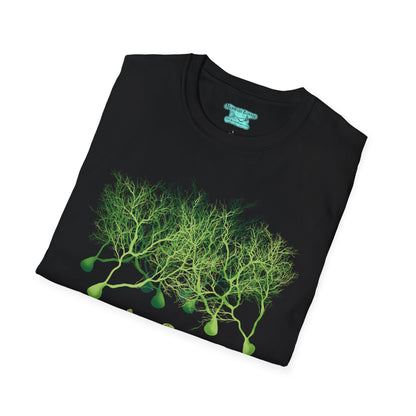 Brainforest Neuroscience T-Shirt, Purkinje Cell Forest, Neuroanatomy Gift, Neuron Short Sleeve Tee