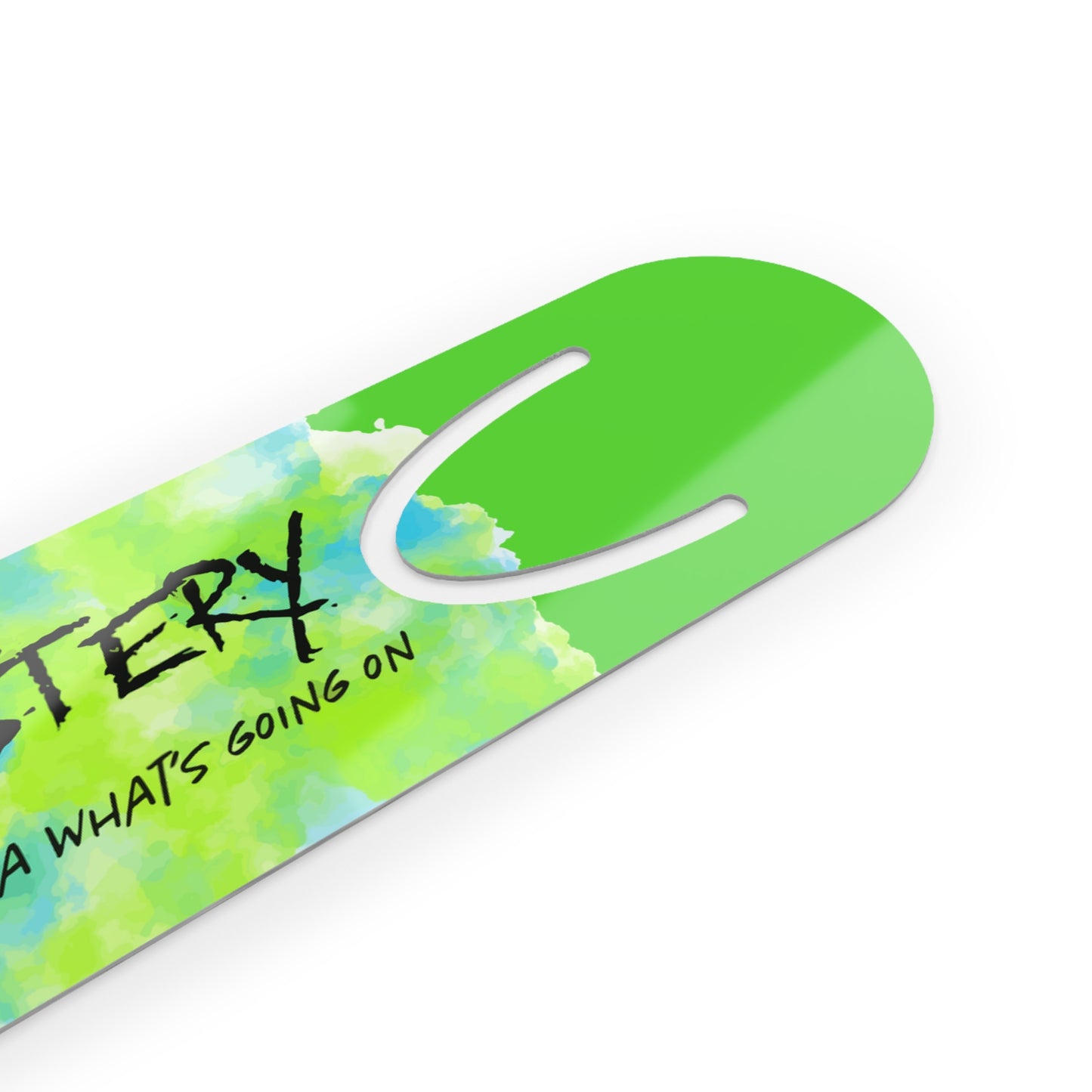 Green Chemistry Aluminum Bookmark, Funny Science Book Marker, CheMystery Joke