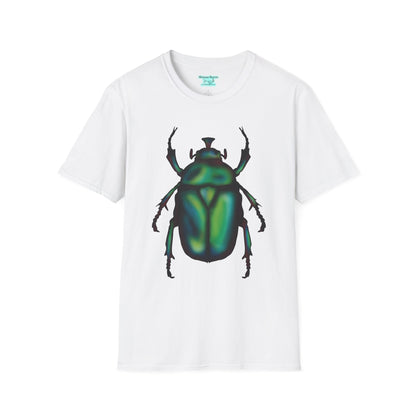 June Bug T-Shirt, Green Chafer Beetle Tee, Unisex Insect Shirt