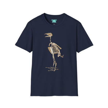 Peregrine Falcon T-Shirt, Bird Skeleton Graphic Tee, Unisex Short Sleeve