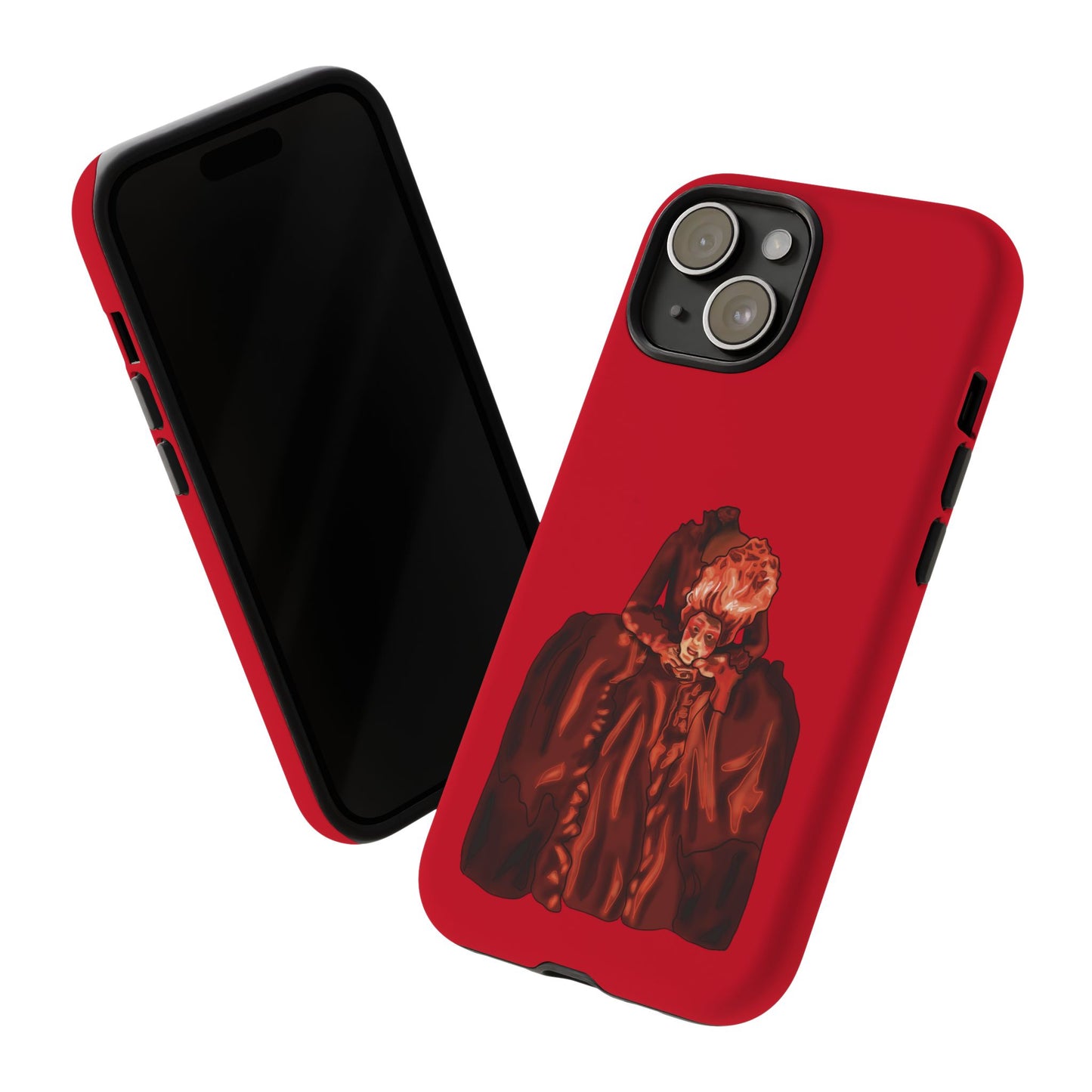 Marie Antoinette Phone Case, Red Gothic Protective Case for iPhone, Google Pixel, Samsung Galaxy