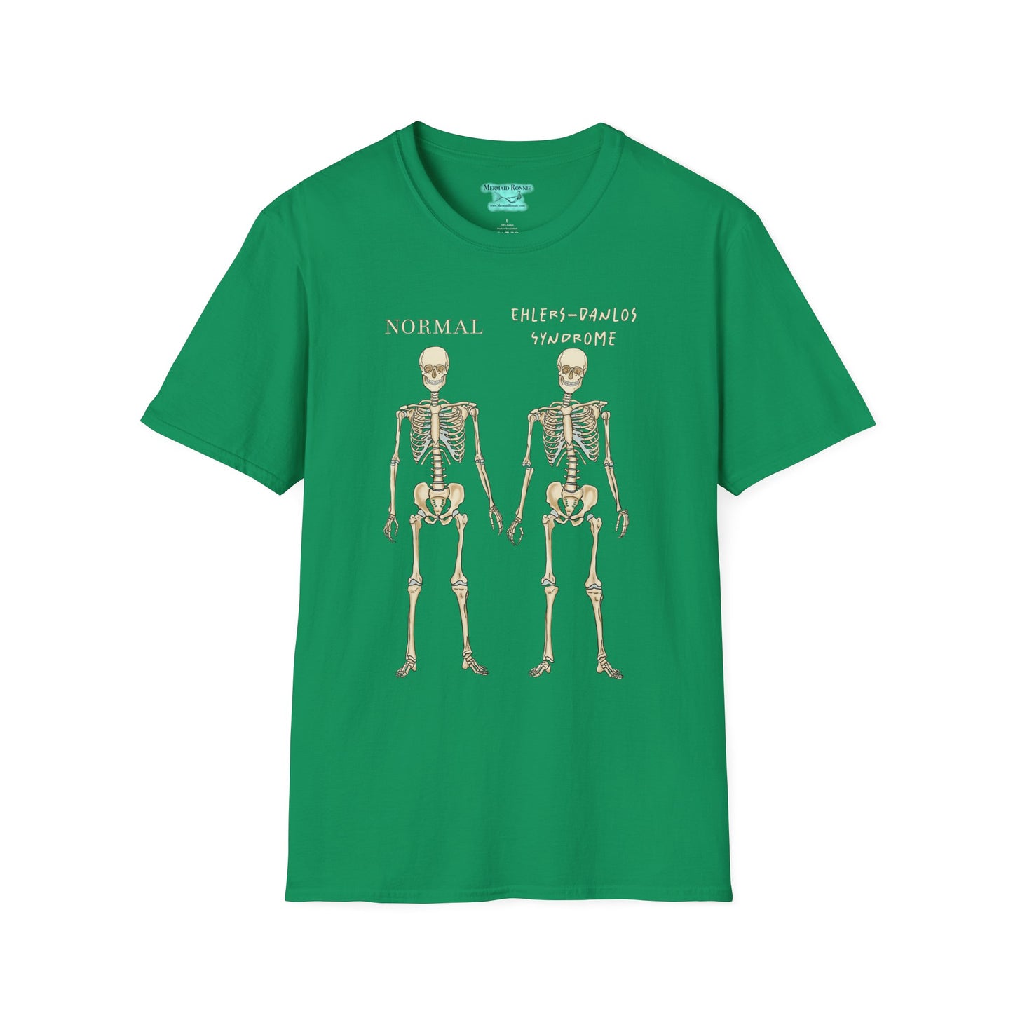 Ehlers-Danlos Syndrome Awareness T-Shirt, EDS Unisex Short Sleeve Graphic Tee, Zebra Gift