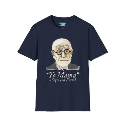 Funny Psychology T-Shirt, Sigmund Freud Graphic Tee, Yo Mama Joke, Unisex Short Sleeve