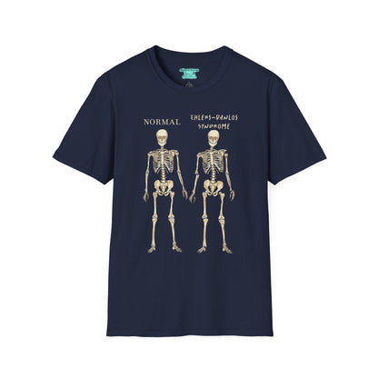 Ehlers-Danlos Syndrome Awareness T-Shirt, EDS Unisex Short Sleeve Graphic Tee, Zebra Gift