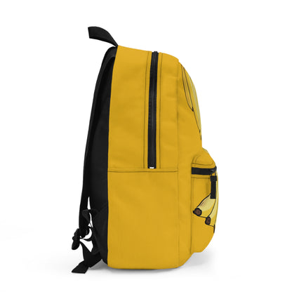 Banana Backpack, Yellow Canvas Backpack, Bunch of Bananas, School Bag
