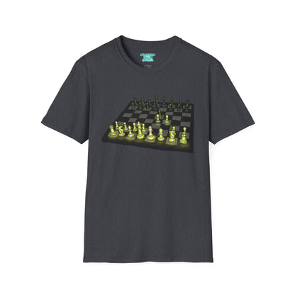Chess T-Shirt, Queen’s Gambit Opening Position, Unisex Short Sleeve Tee