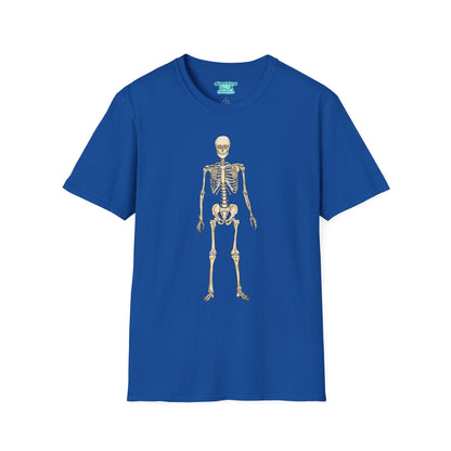 Anatomical Skeleton Graphic T-Shirt, Unisex Short Sleeve Tee, Human Anatomy Gift