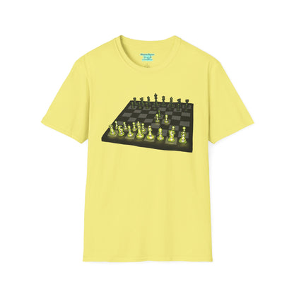 Chess T-Shirt, Queen’s Gambit Opening Position, Unisex Short Sleeve Tee
