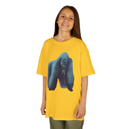 Kids Gorilla Graphic T-Shirt, Silverback Gorilla Shirt, Wildlife Unisex Short Sleeve Tee
