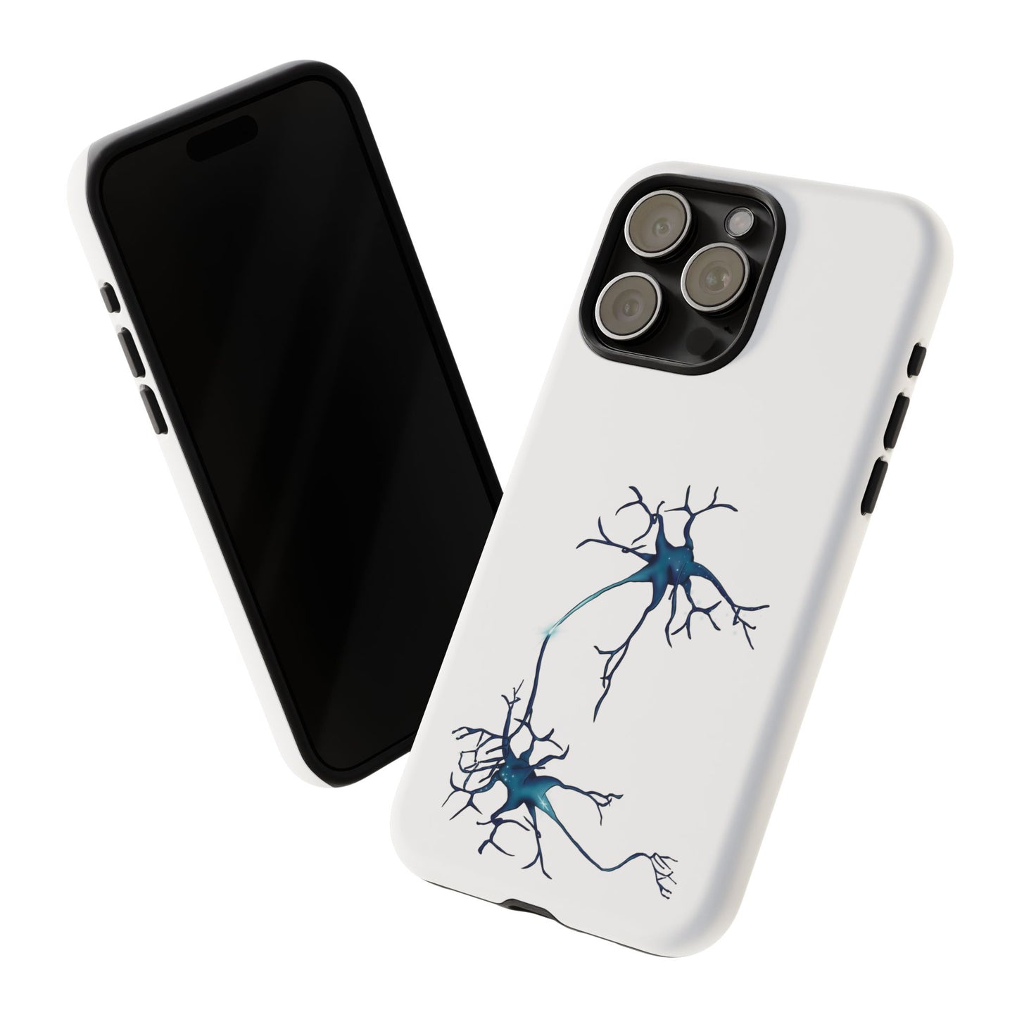 Neuron Phone Case, Neuroscience Protective Cover for iPhone, Google Pixel, Samsung Galaxy, White Anatomy Phone Case