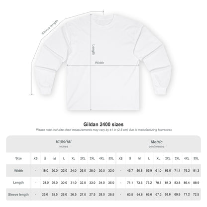 Gildan 2400 T-Shirt size chart