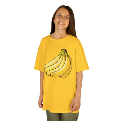 Kids Banana T-Shirt, Bunch of Bananas Graphic Tee, Unisex Short Sleeve