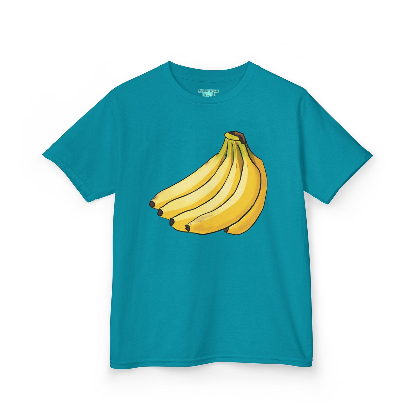 Kids Banana T-Shirt, Bunch of Bananas Graphic Tee, Unisex Short Sleeve