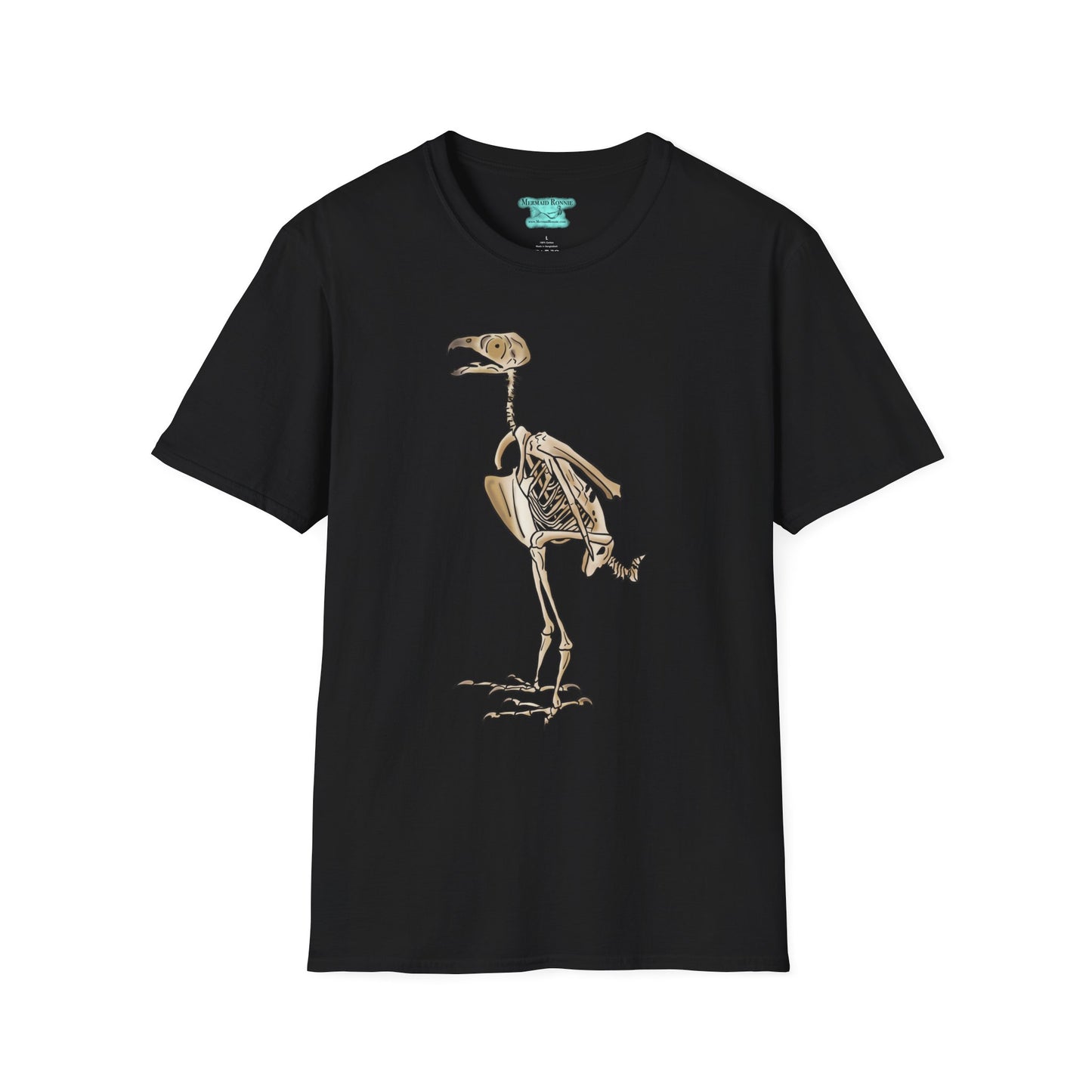 Peregrine Falcon T-Shirt, Bird Skeleton Graphic Tee, Unisex Short Sleeve