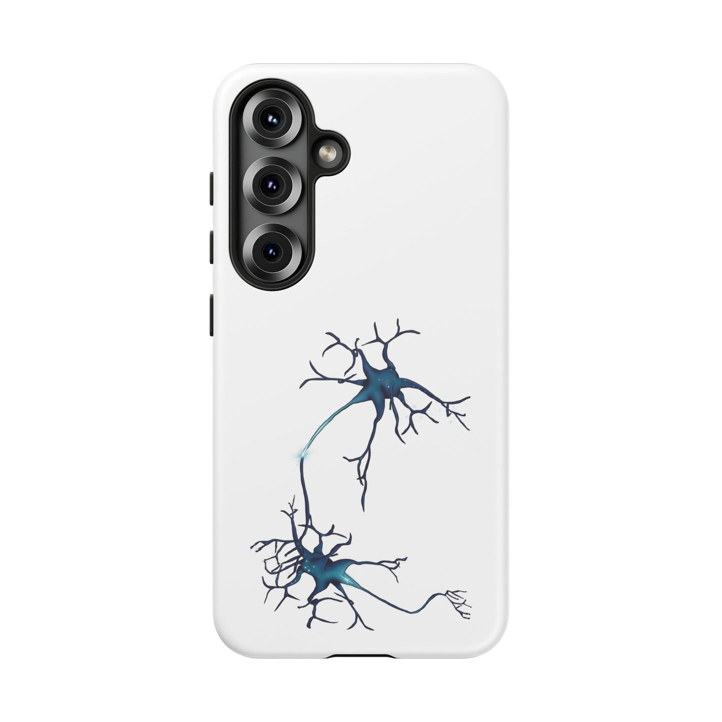 Neuron Phone Case, Neuroscience Protective Cover for iPhone, Google Pixel, Samsung Galaxy, White Anatomy Phone Case