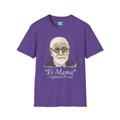 Funny Psychology T-Shirt, Sigmund Freud Graphic Tee, Yo Mama Joke, Unisex Short Sleeve