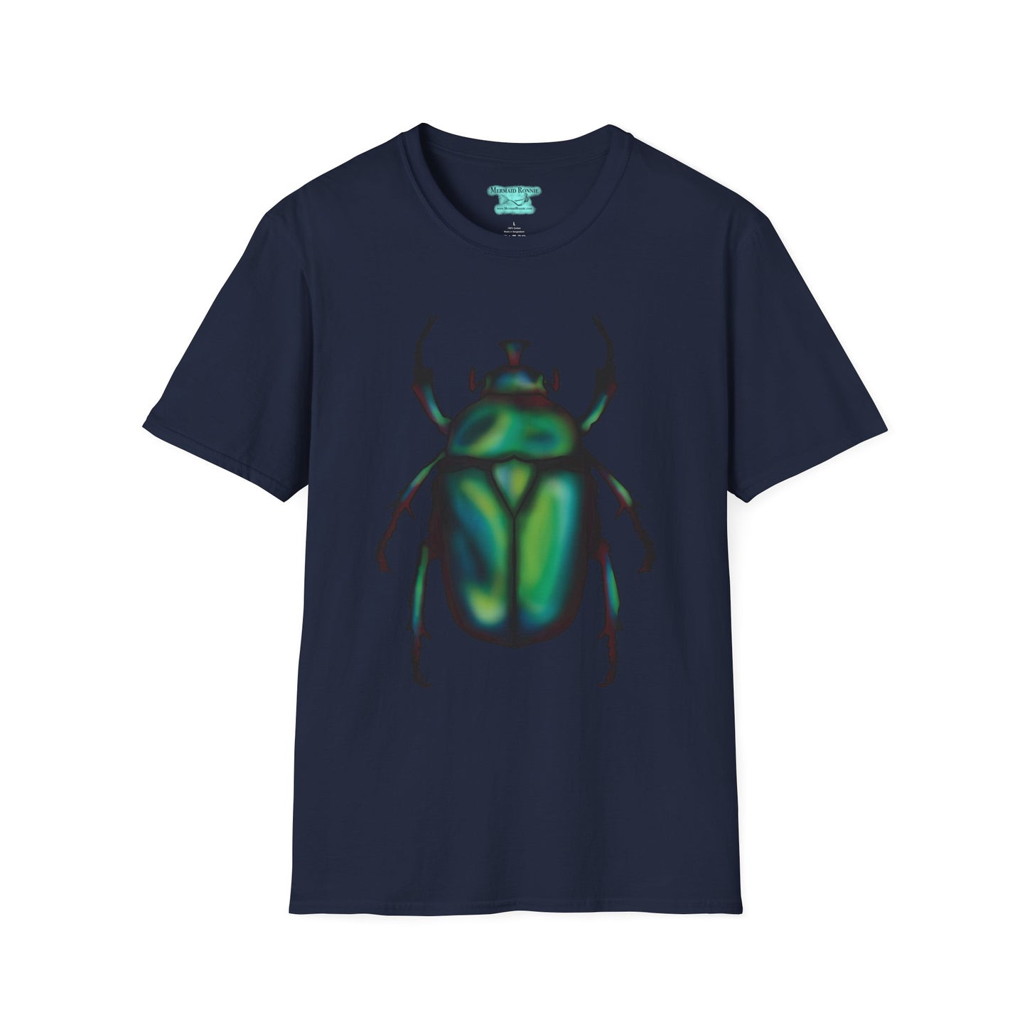 June Bug T-Shirt, Green Chafer Beetle Tee, Unisex Insect Shirt