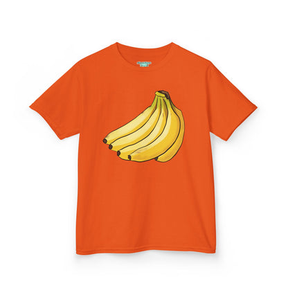 Kids Banana T-Shirt, Bunch of Bananas Graphic Tee, Unisex Short Sleeve