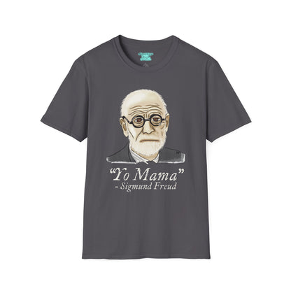 Funny Psychology T-Shirt, Sigmund Freud Graphic Tee, Yo Mama Joke, Unisex Short Sleeve