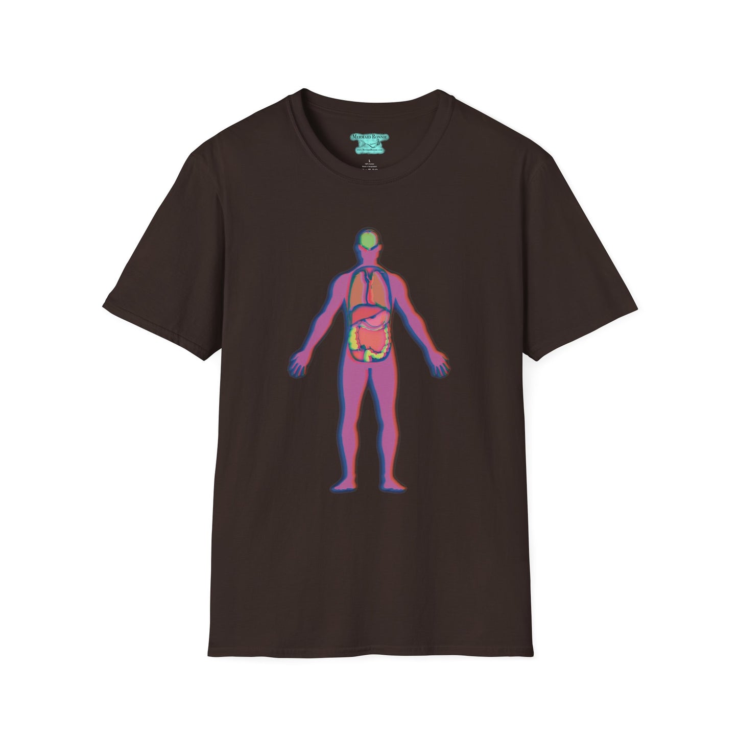 Human Anatomy Graphic T-Shirt, Unisex Internal Organs Tee, Biology Gift