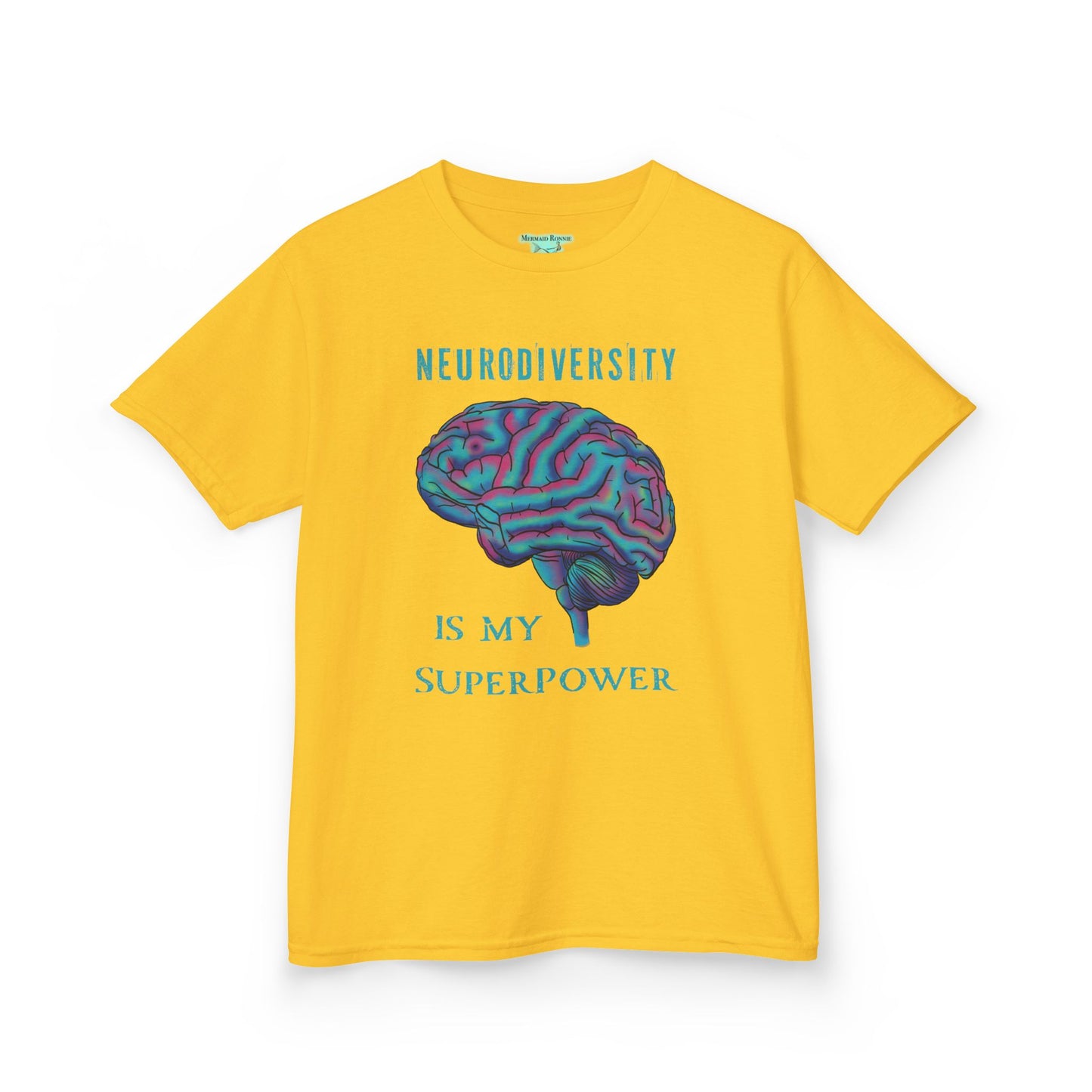 Kids Neurodivergent Tee, Neurodiversity Is My Superpower Youth T-Shirt