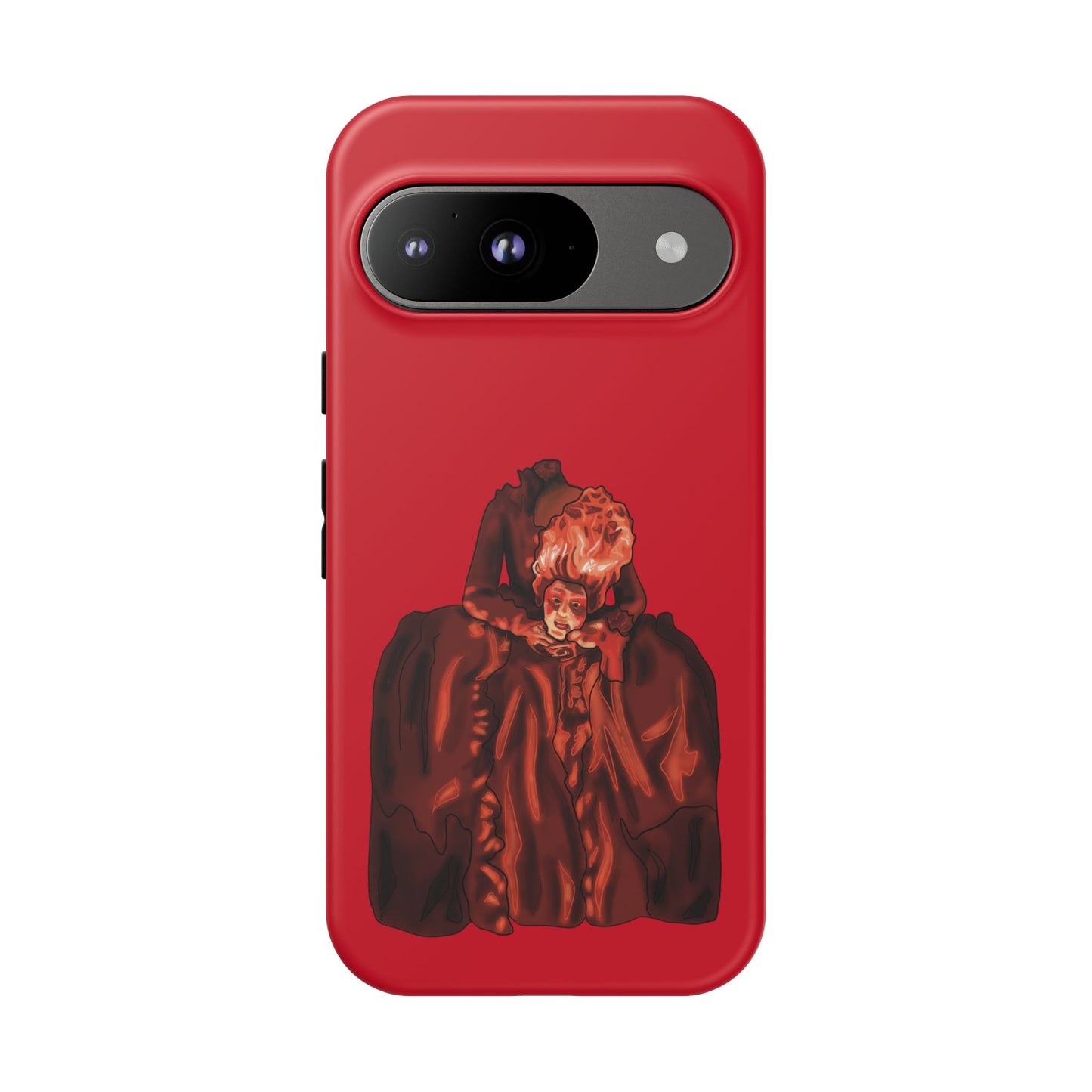 Marie Antoinette Phone Case, Red Gothic Protective Case for iPhone, Google Pixel, Samsung Galaxy