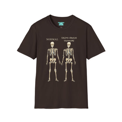 Ehlers-Danlos Syndrome Awareness T-Shirt, EDS Unisex Short Sleeve Graphic Tee, Zebra Gift