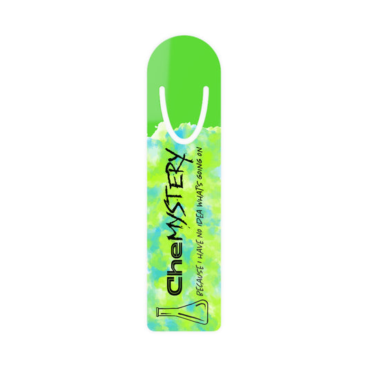 Green Chemistry Aluminum Bookmark, Funny Science Book Marker, CheMystery Joke