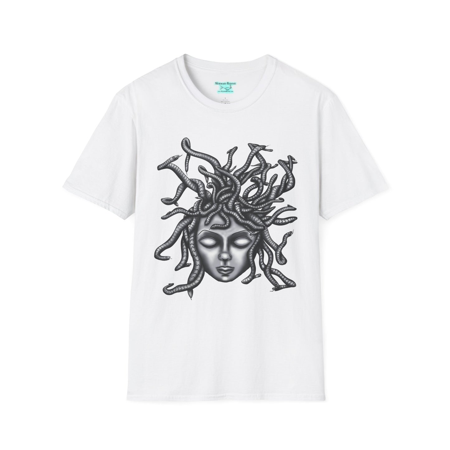 Medusa Graphic T-Shirt, Greek Mythology Tee, Unisex Gorgon Shirt