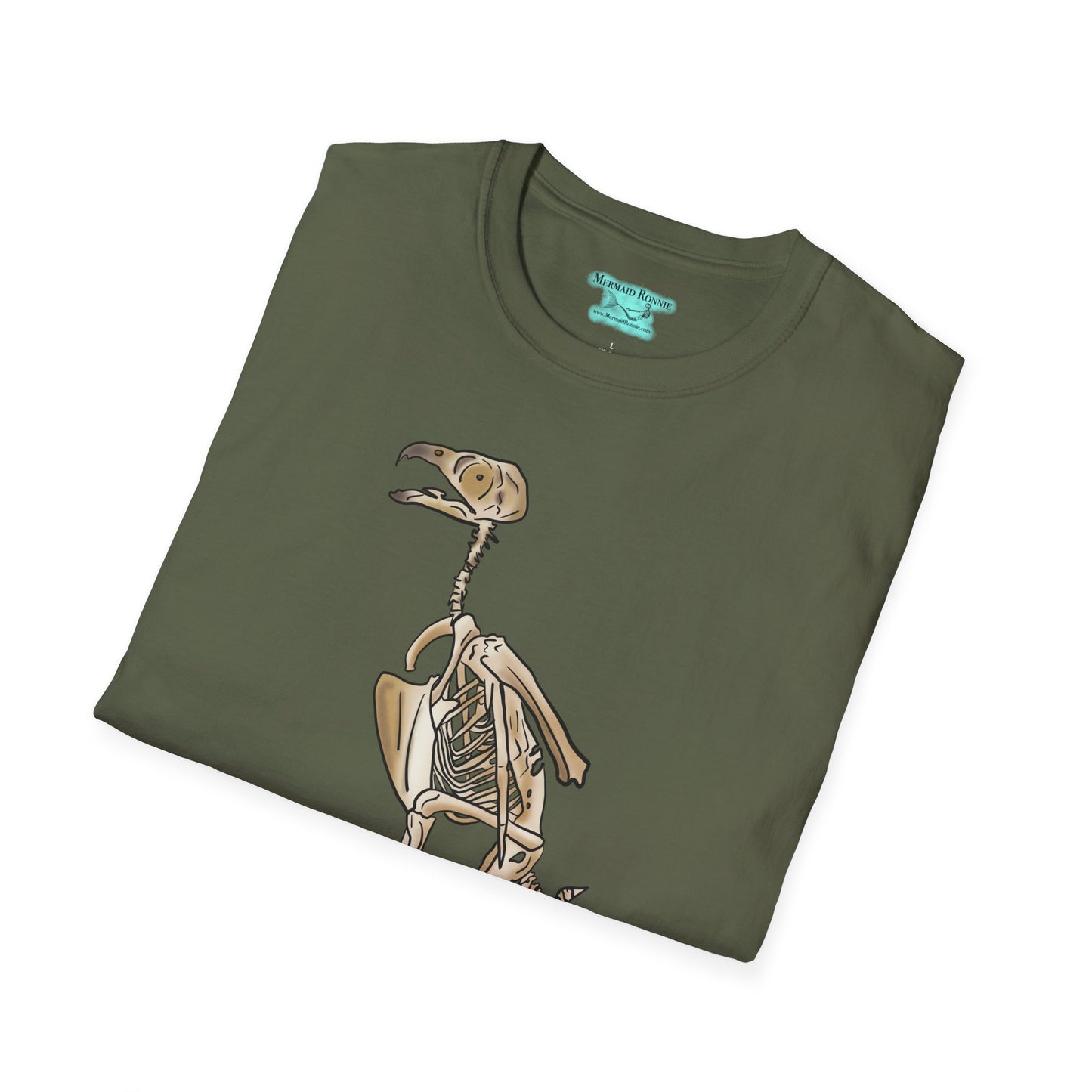 Peregrine Falcon T-Shirt, Bird Skeleton Graphic Tee, Unisex Short Sleeve