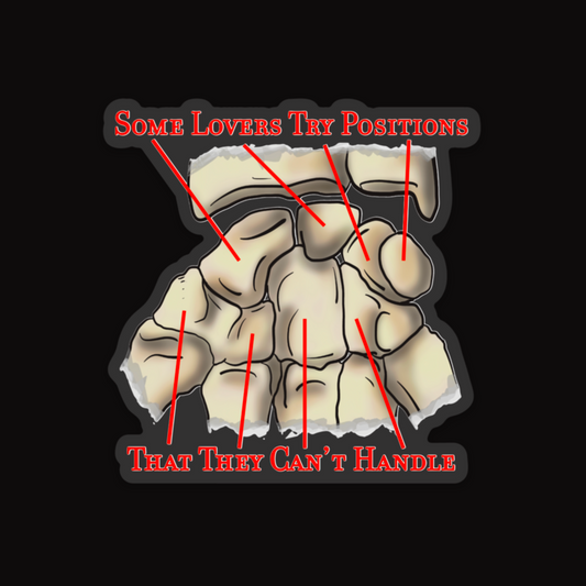 Carpal Bone Mnemonic Sticker, Funny Anatomy Vinyl Decal, Medical Education Humor