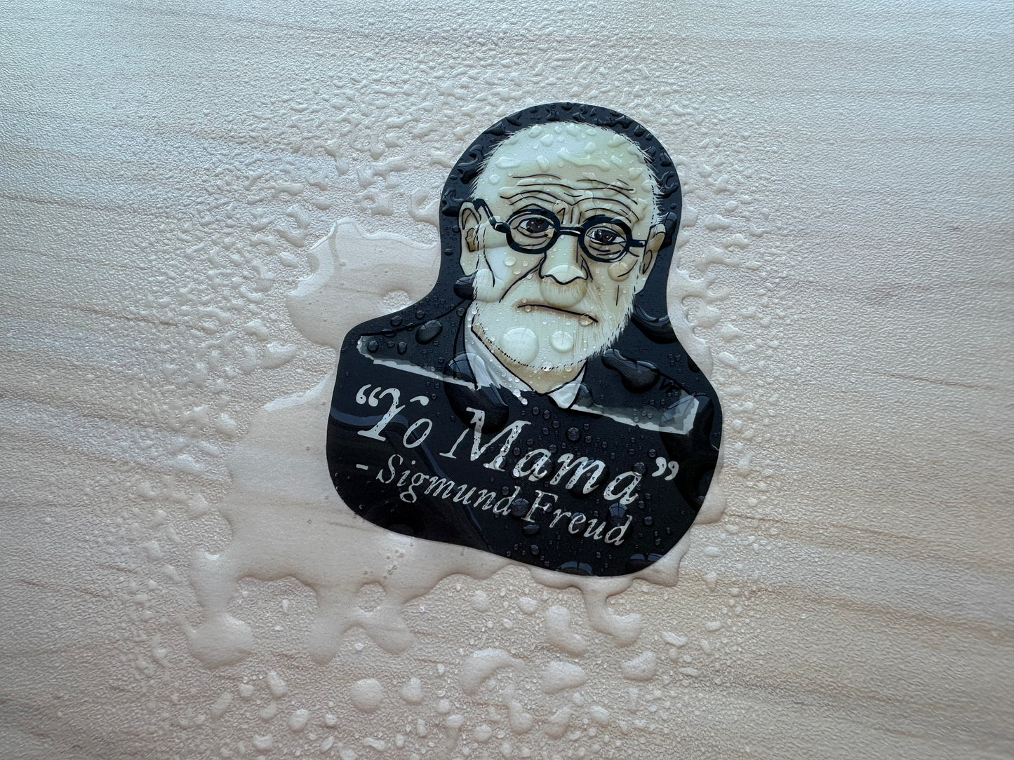 Sigmund Freud Psychology Sticker, Psychology Decal, Yo Mama Joke