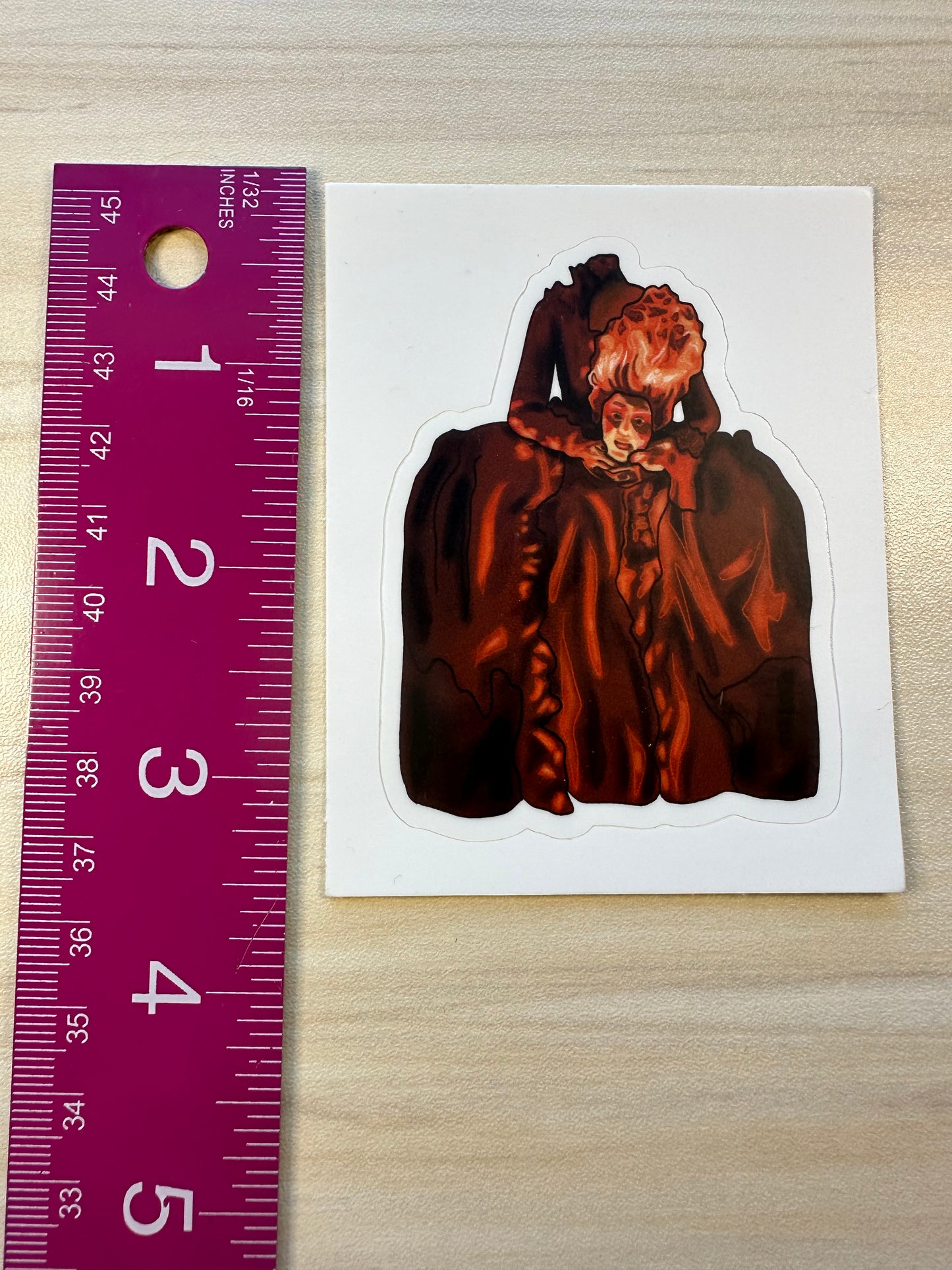 Marie Antoinette Sticker, Historical Figure, Headless Queen Sticker, Vinyl Decal