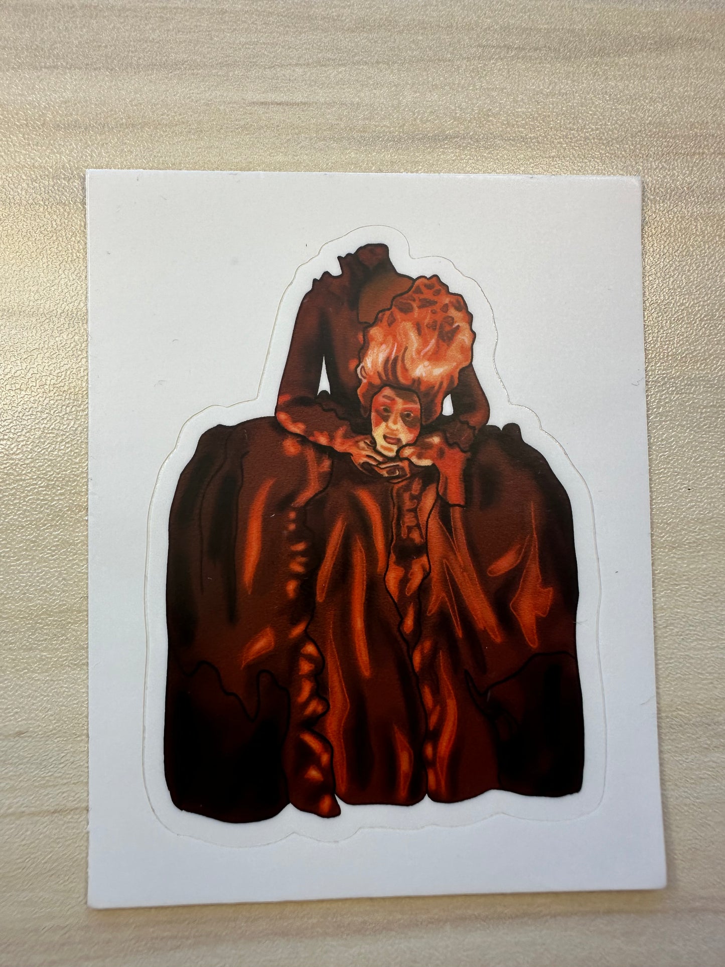 Marie Antoinette Sticker, Historical Figure, Headless Queen Sticker, Vinyl Decal