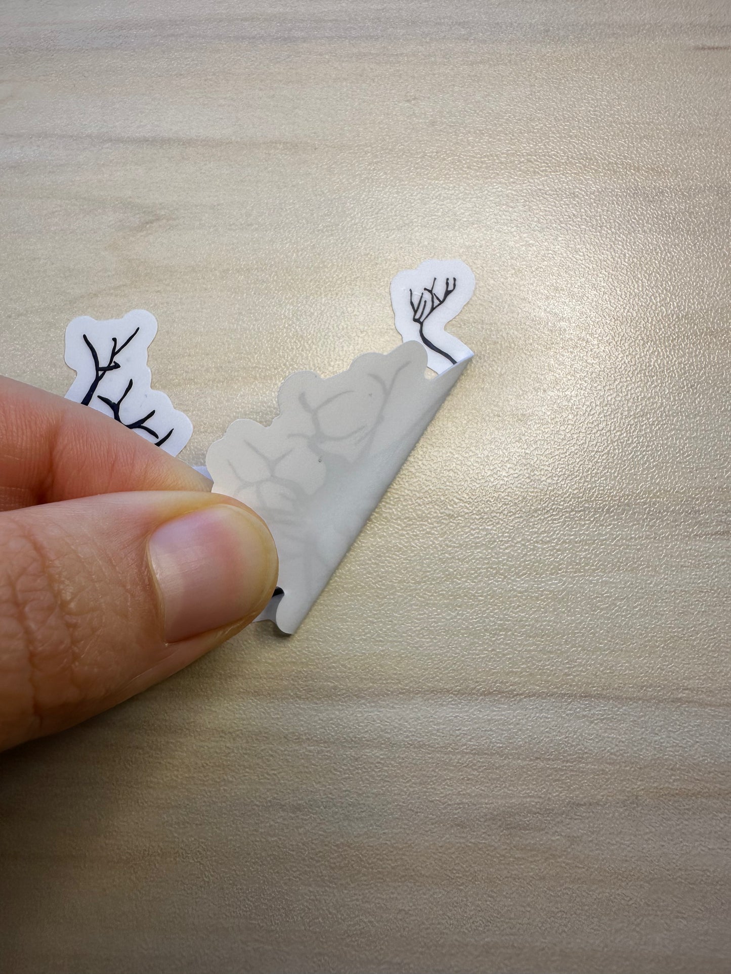 Neuron Vinyl Sticker, Synapse Decorative Sticker, White and Blue Neuroscience Decal