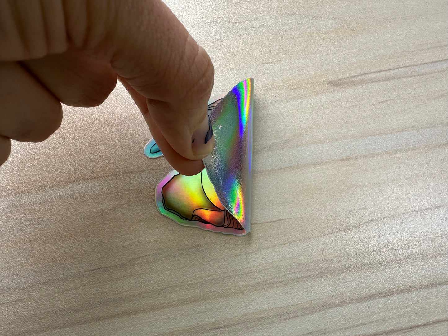 Holographic Pearl in Oyster Vinyl Sticker, Ocean Art Vinyl Decal, Nautical, Marine Biology Sticker