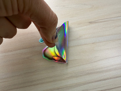 Holographic Pearl in Oyster Vinyl Sticker, Ocean Art Vinyl Decal, Nautical, Marine Biology Sticker