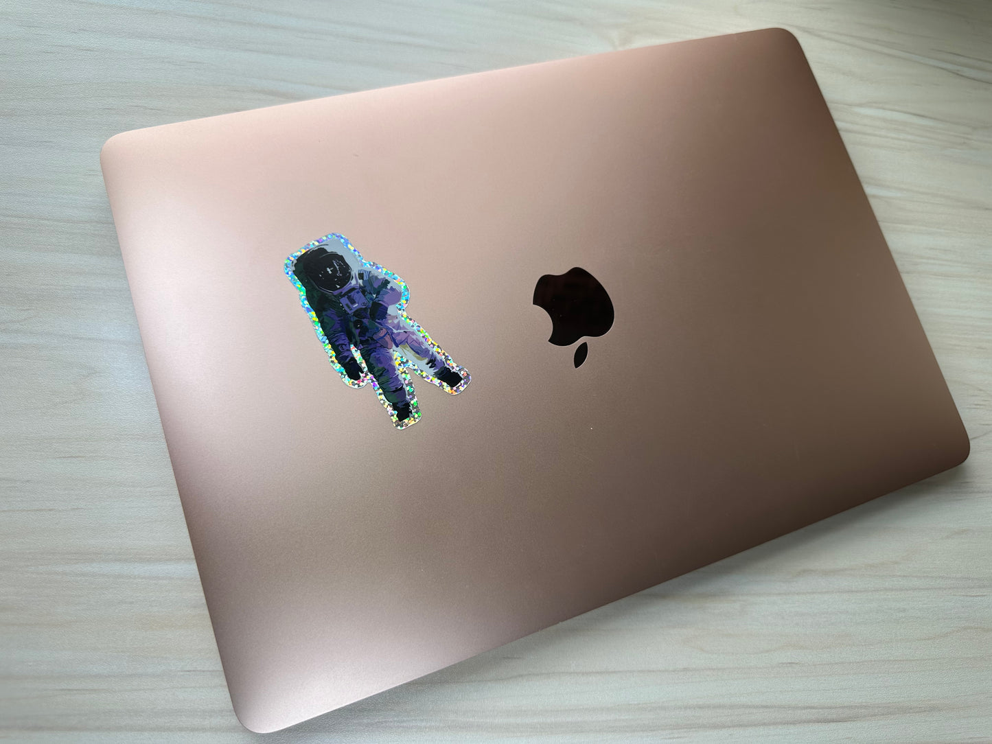 Astronaut Glitter Sticker, Space Suit Vinyl Decal, Space Explorer Sticker, Astronomy Glitter Sticker