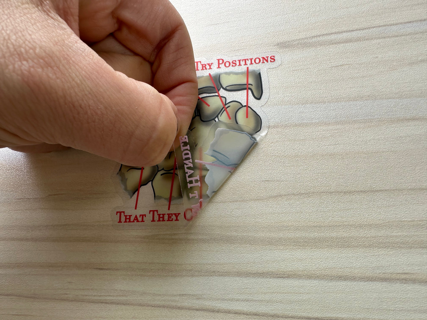 Carpal Bone Mnemonic Sticker, Funny Anatomy Vinyl Decal, Medical Education Humor