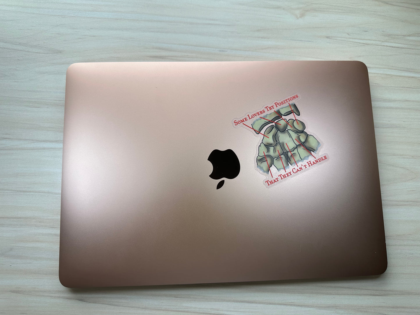 Carpal Bone Mnemonic Sticker, Funny Anatomy Vinyl Decal, Medical Education Humor